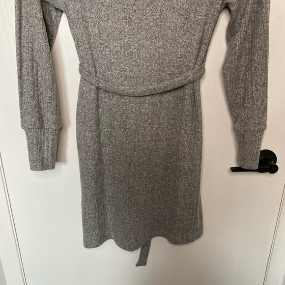 Heathered Grey Topshop Sweater Dress - Picture 5 of 11